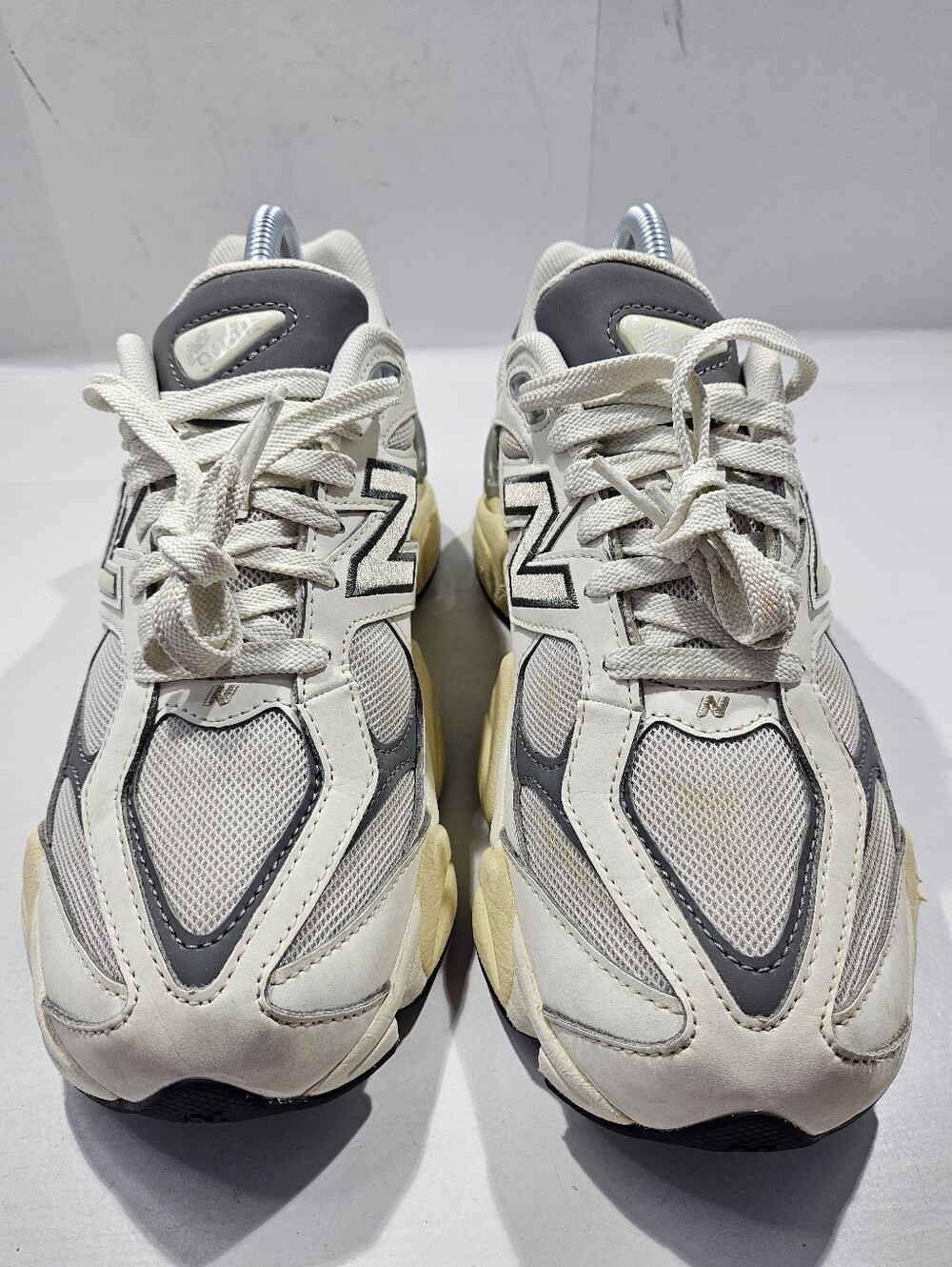NEW BALANCE 9060 SEA SALT CASTLEROCK SNEAKERS WOMEN'S SIZE 5.5 - Picture 3 of 15